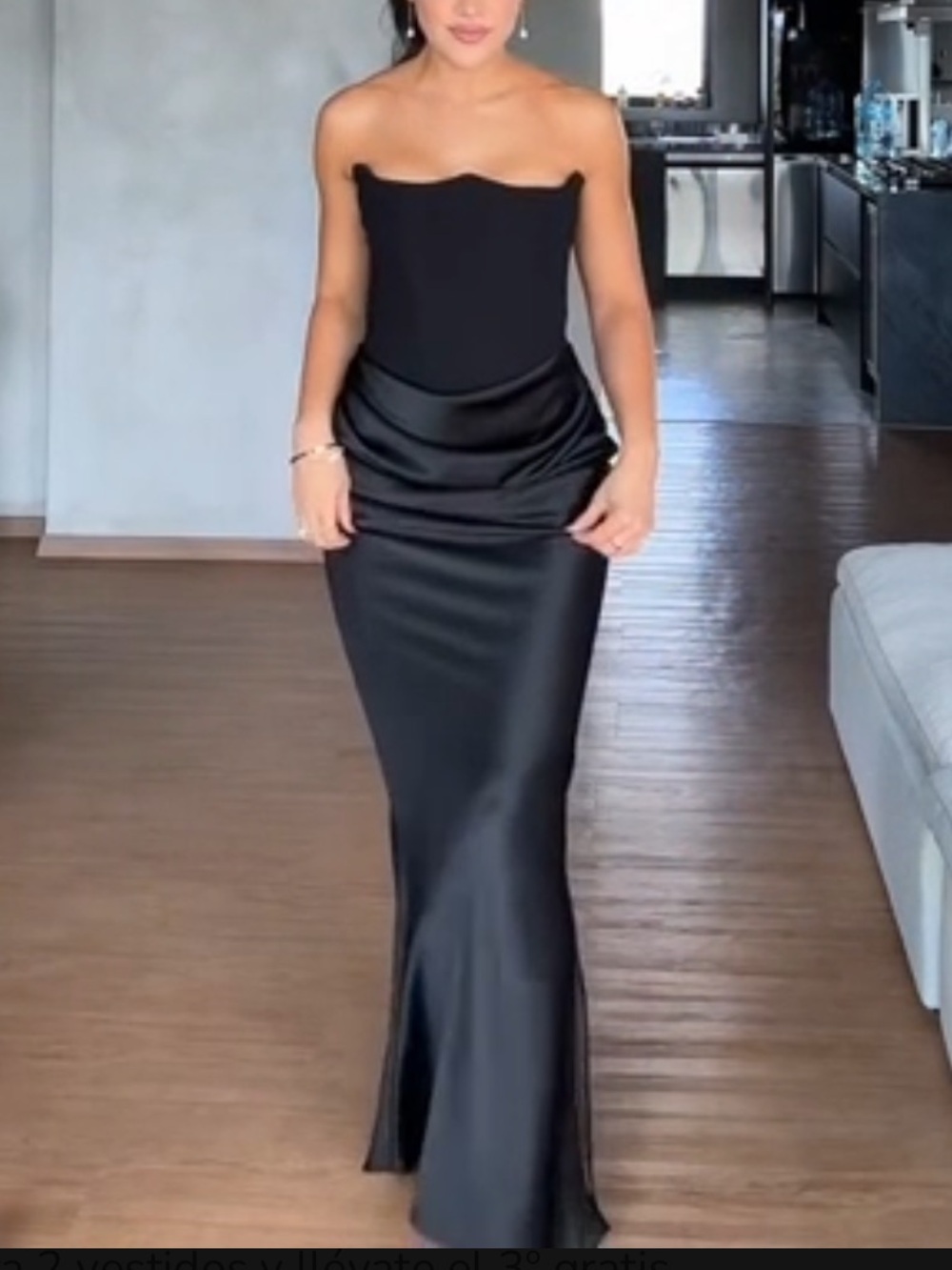 Almond Muse "Hi Muse" Delicate Black Gown - Size M 
Witchy Chic